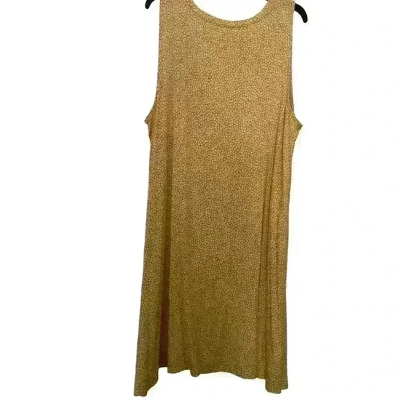 Amazon Essentials XXL Sleeveless Yellow Floral Swing Dress - Picture 4 of 6